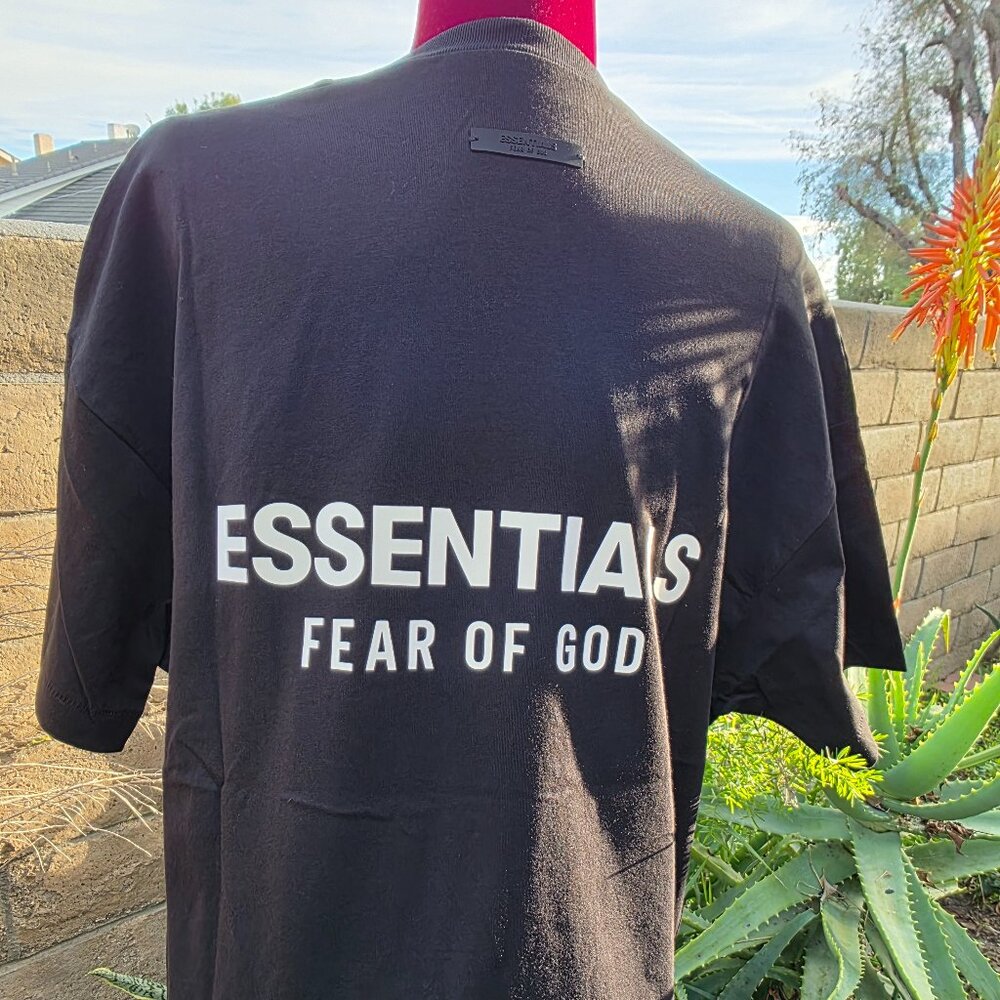 Essentials-Style  Black24 T-shirt| XXS–XXL | Oversized | NEW